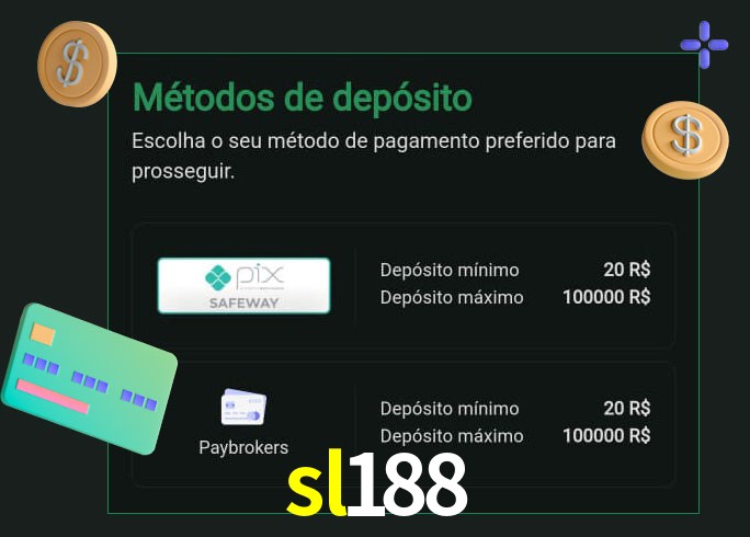 O cassino sl188 oferece uma grande variedade de métodos de pagamento